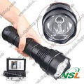 Aluminium 24W HID Xenon Torch Flashlight Hunting light With Rechargeable 2200mah battery For outdoor camping fishing